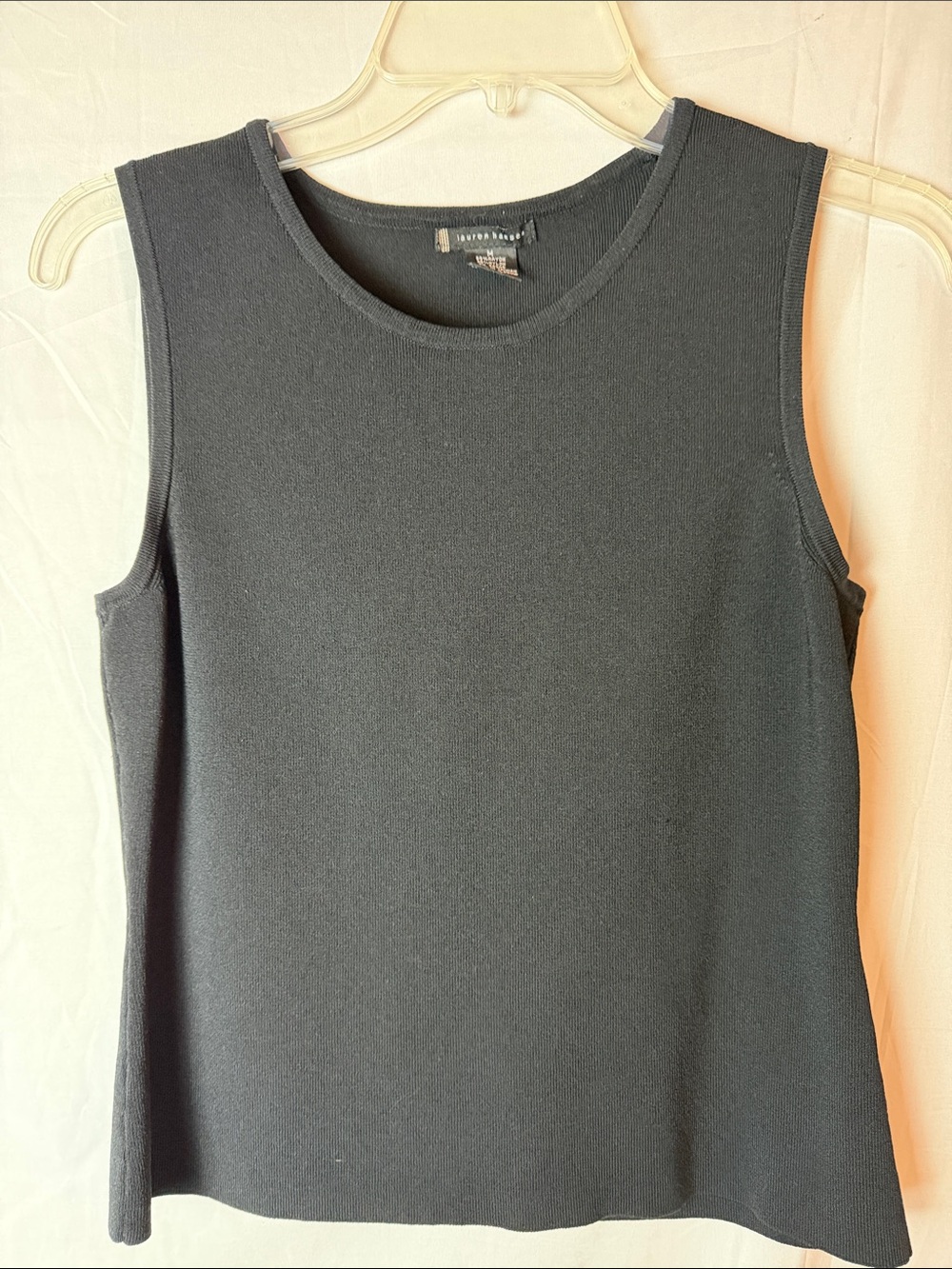Lauren Hansen Sleeveless Knit Tank Top - Black